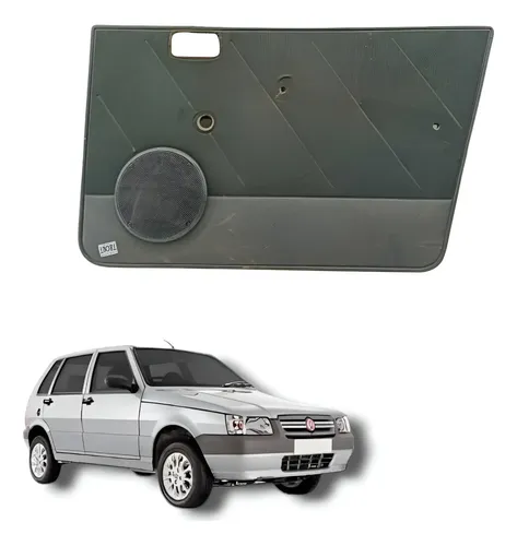 Forro Porta Avd Fiat Uno Mille Fire 2008 Prateado