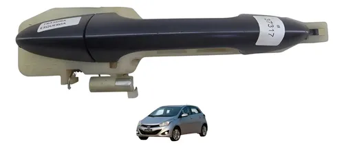 Maçaneta Externa Traseira Esquerda Hyundai Hb20 2013 2019 Verde-escuro Traseira