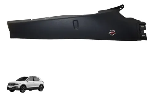 Acabamento Banco Traseiro Direito Volkswagen T-cross 2023 Preto
