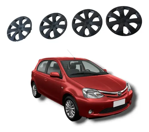 Jogo Calota Roda Aro 14 Toyota Etios 2012 A 2020