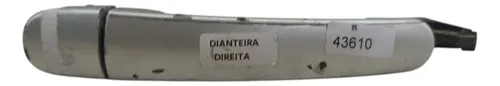 Macaneta Externa Dianteira Direita Vw Fox Spacefox Crossfox Cinza Dianteira