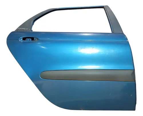 Porta Traseira Ld Renault Scenic 2002 1.6 Traseira Direita Azul
