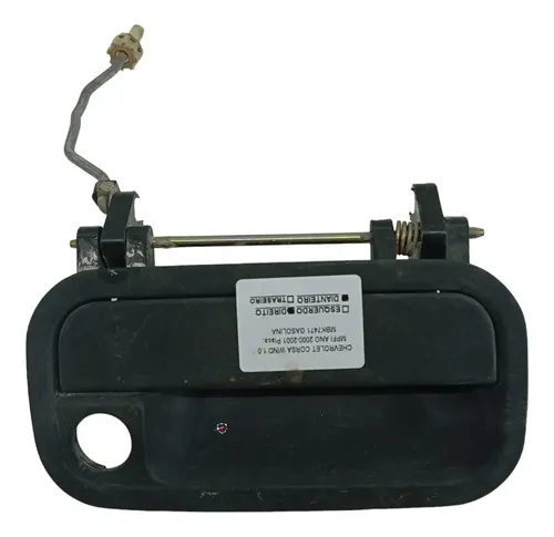 Maçaneta Externa Dianteira Direita Chevrolet Corsa Wind 2001 Preto Dianteira